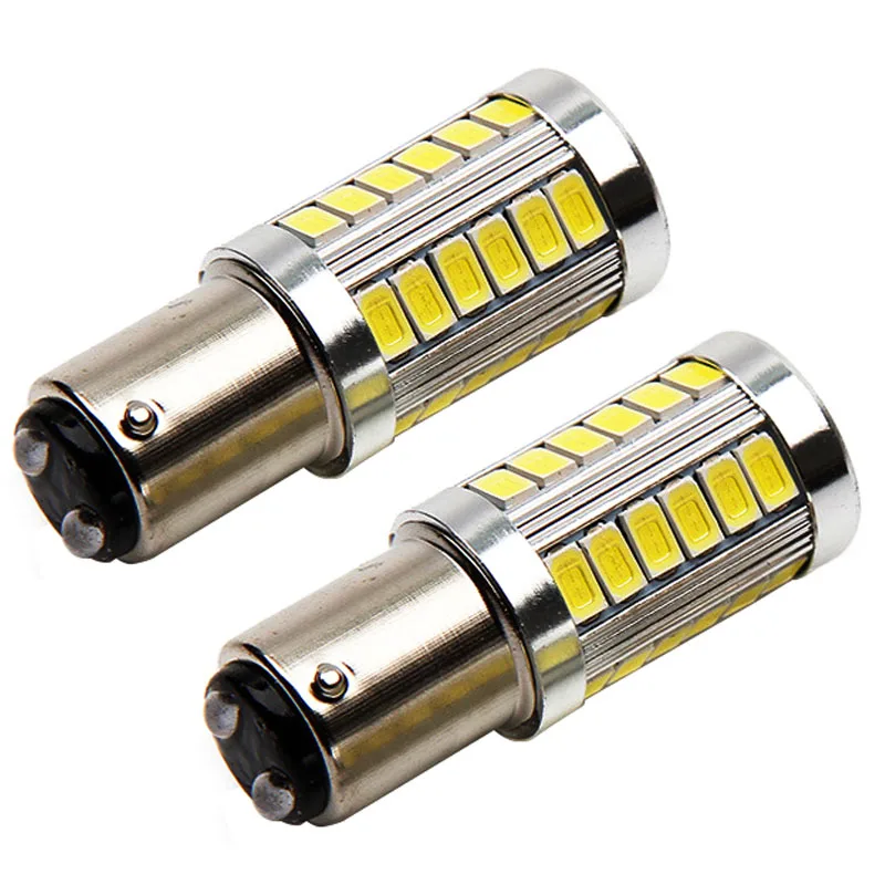 WTS 4 шт. 1157 BAY15D PY21W 33smd 5630 Светодиодная автомобильная лампа с поворотным сигналом
