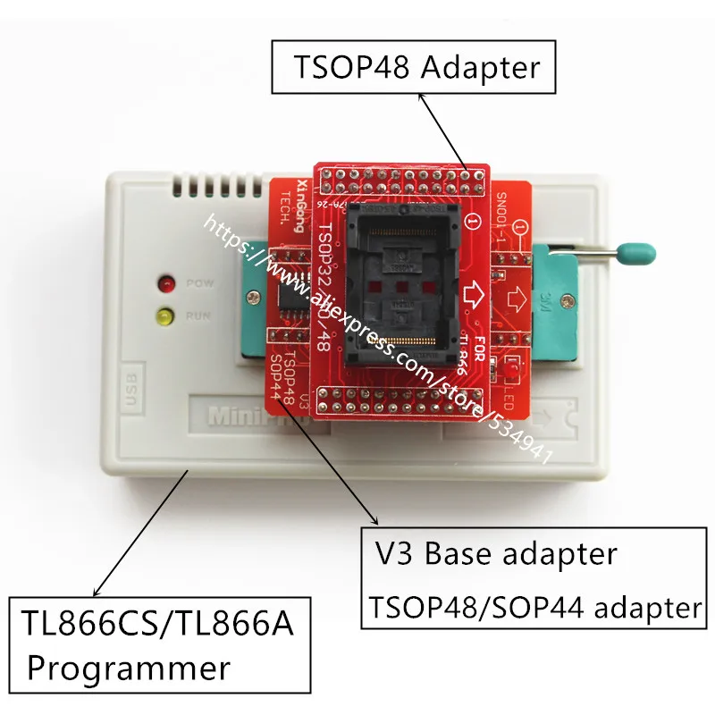 V9.00 TL866II плюс универсальный Minipro программатор с адаптерами+ тестовый зажим TL866 PIC биос высокоскоростной программатор