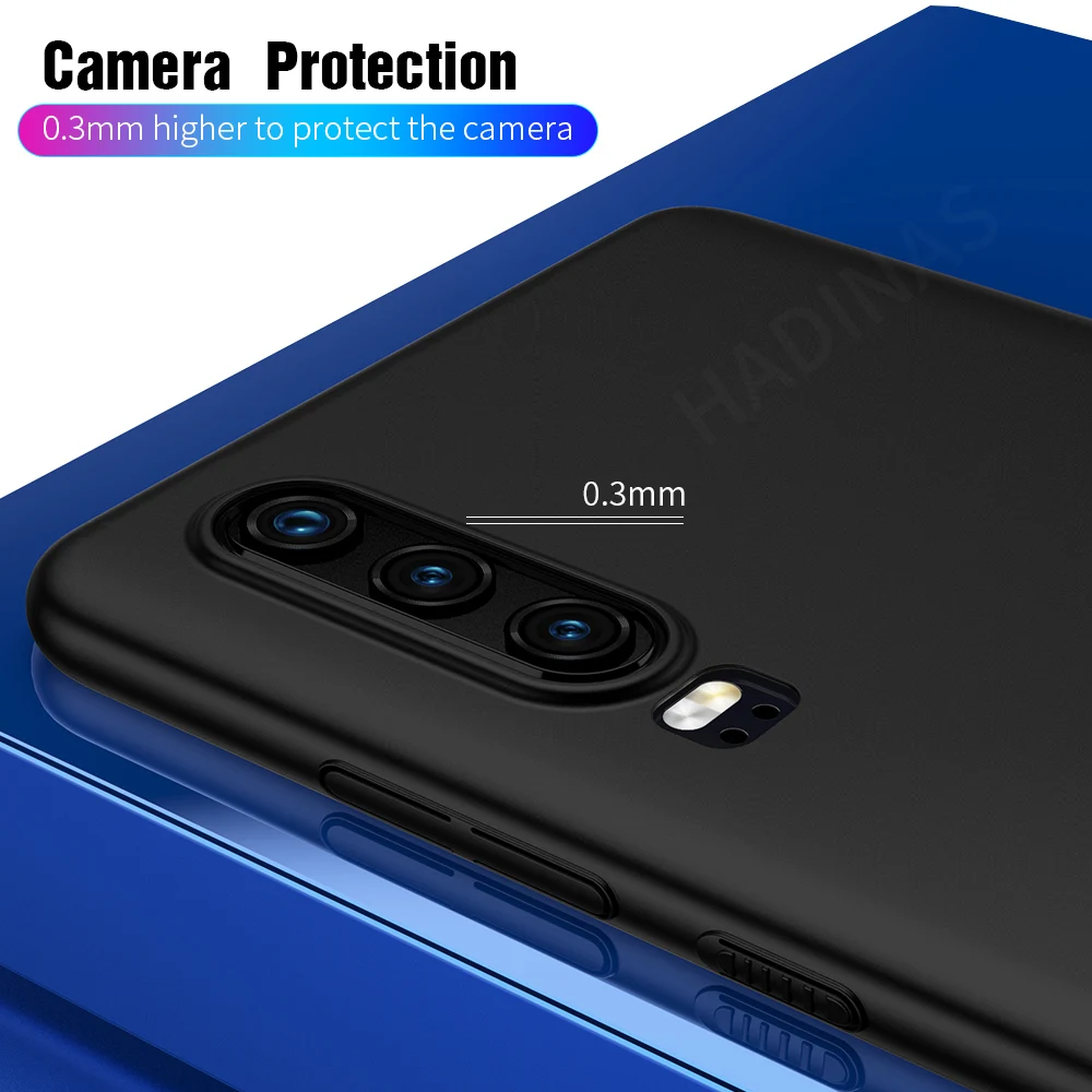 Hadinas ультра тонкий Твердый чехол для huawei P30 Lite Матовый PC задняя крышка Pro P 30 свет