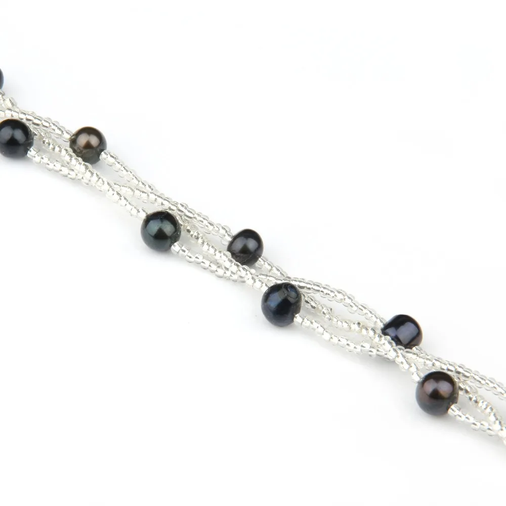 100% браслеты из натурального пресноводного жемчуга высококачественные для