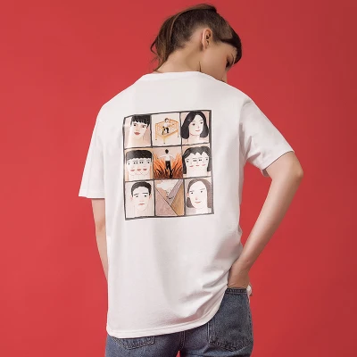 TANTO/2019 г. Новая модная футболка весенне летняя хлопковая черного и белого цвета с