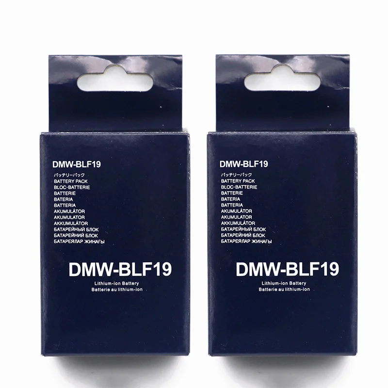 2 шт./лот 1860 мА/ч, DMW-BLF19 ДМВ BLF19 DMWBLF19 Батарея для цифрового фотоаппарата Panasonic Lumix DC-GH5 DMC-GH3 DMC-GH3K GH4 GH4K камеры