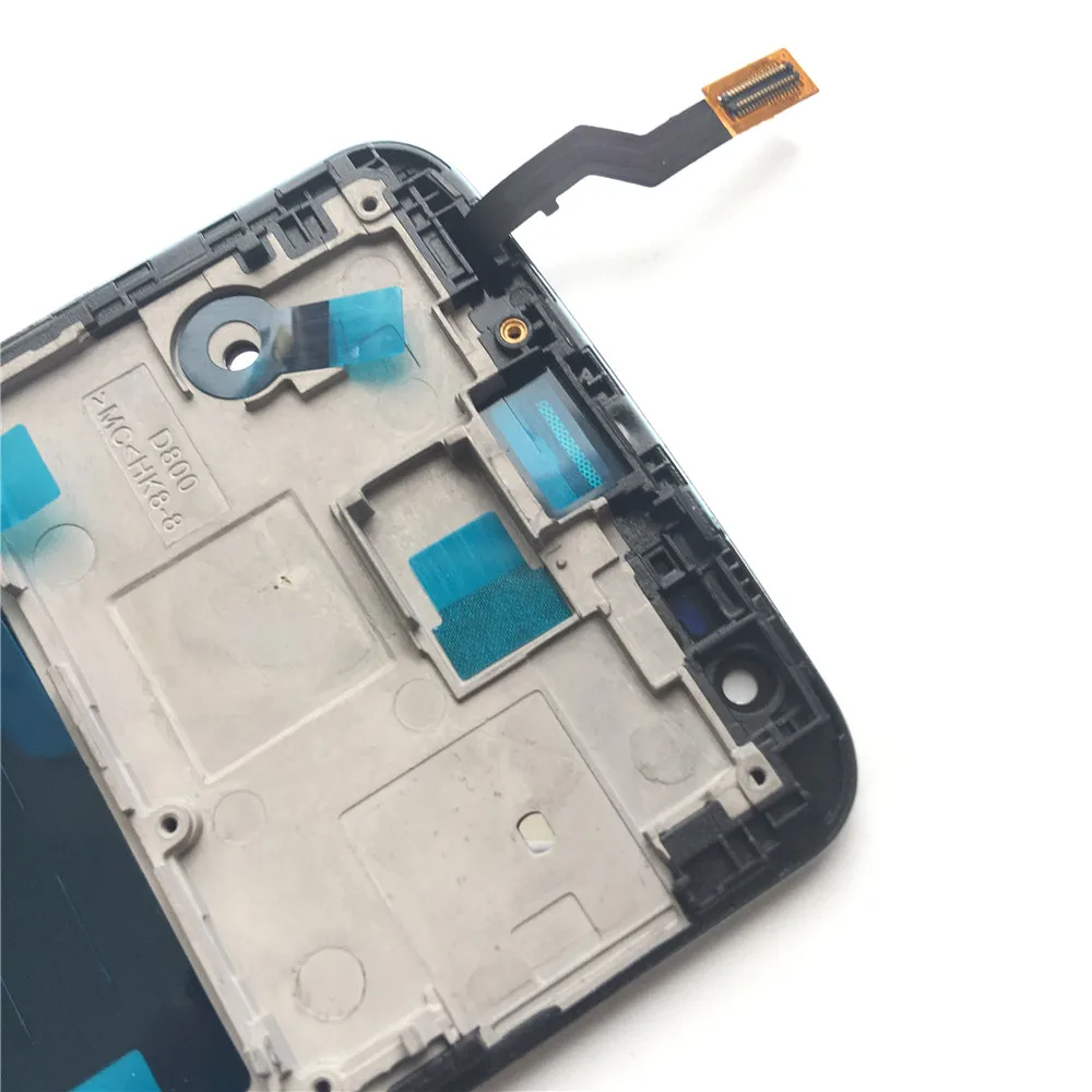 Дисплей для LG G2 D800 D801 D805 D803 D802 протестированный рабочий ЖК-дисплей сенсорный экран дигитайзер сменная Панель рамка
