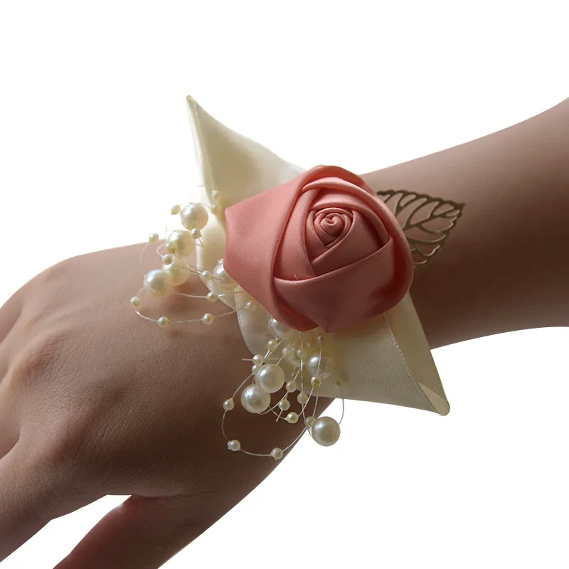 AYiCuthia Свадебный Выпускной корсаж невеста запястье цветок церемония корсажи