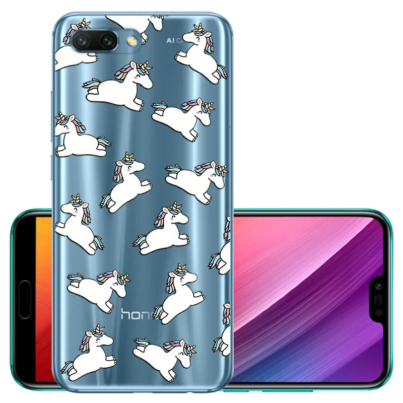 CROWNPRO Funda для huawei Honor 10 чехол s Силиконовый ТПУ для Honor10 5,8" мягкая задняя крышка прозрачный для huawei Honor 10 чехол для телефона TPU