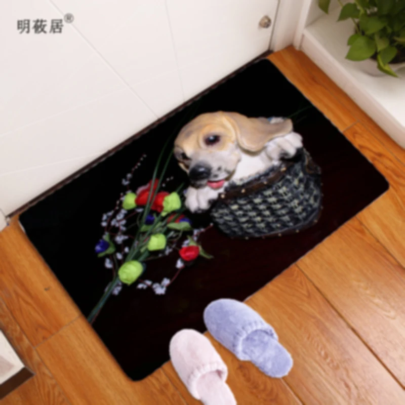 Homing, Новое поступление, коврики для входной двери, персонаж 3D, собаки, животные, коврики с узором, гостиная, защита от пыли, коврики, домашний декор - Цвет: MI 14