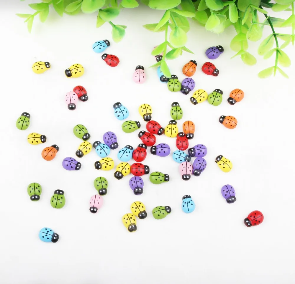 Наклейка на холодильник с божьей коровкой в мультяшном стиле 13 Х9 мм 100 шт./лот XP0225