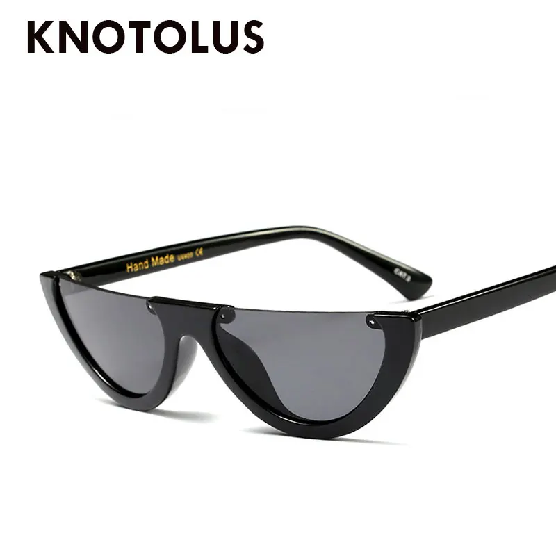 Knotolus полукадра Cateye Солнцезащитные очки для Для женщин Полу оправы