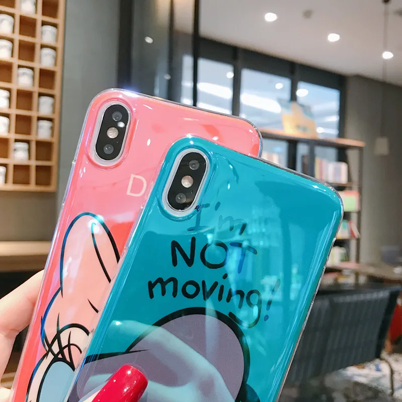 Cartoon Daisy Donald Soft Phone Case Xs max xr for apple couqe iphone 6s Plus Cases Mirror Fundas 7 8 XS XR |