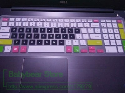 15 6 дюймовый силиконовый чехол для клавиатуры ноутбука Dell Vostro 5568 3568 V3568 vostr15 5000 v5568