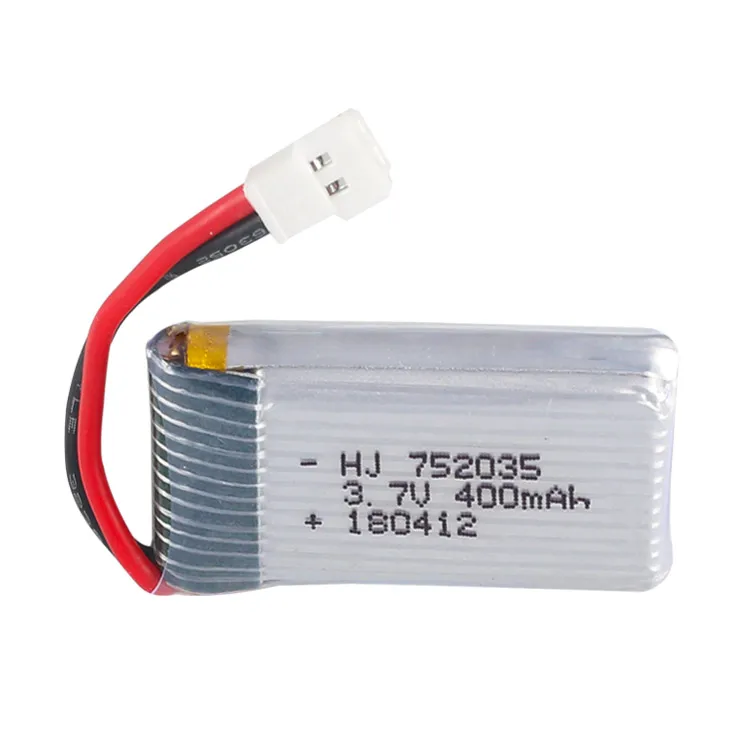 Dinto 400 мА/ч 3 7 V 752035 Перезаряжаемые Lipo Батарея для Eachine H99W JJRC литий полимерные
