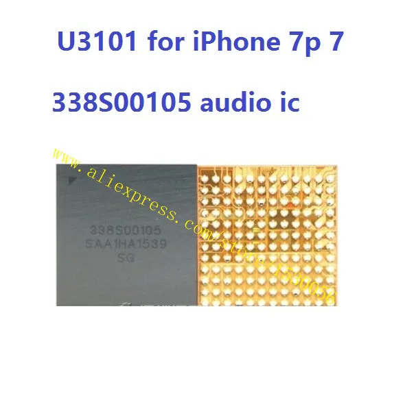 

U3101 for iPhone 7p 7 U3500 for iphone 6S 6SP 338S00105 audio ic chip big ring