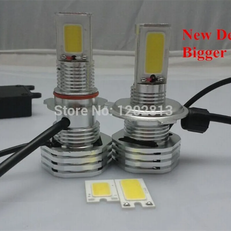 

2Pcs H13 LED 60w High Power Ultra Bright LED Headlight Conversion Kit Multiple Bulb Size 6500k Color (9008 H13 Hi-Low Beams)