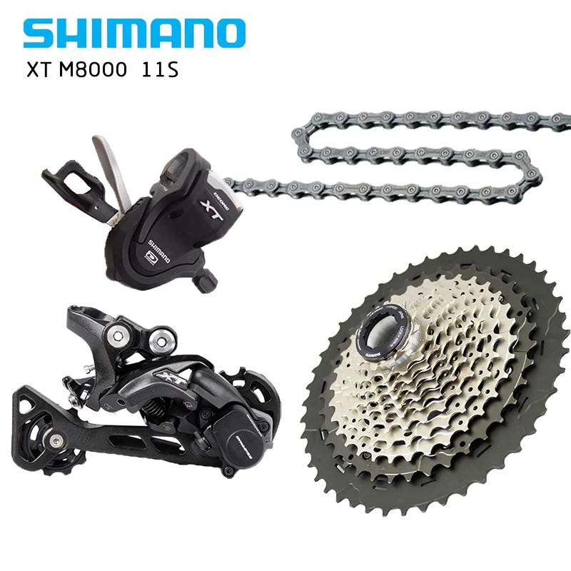 Alivio для Shimano Deore Xt M8000 Antrieb Gruppe Gruppen Innen Kit 11-fach Gs Schaltwerk Shifter 40 42 46 Cassette 701 Kette S | Спорт и