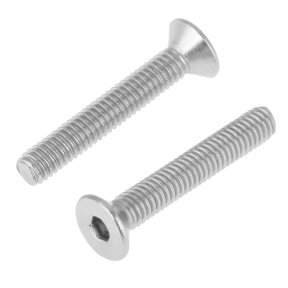180pcs/set M4 Screws Nuts 304 Stainless Steel Flat Head Bolts Assortment Kit Woodworking Tools Fastener Hardware | Обустройство дома