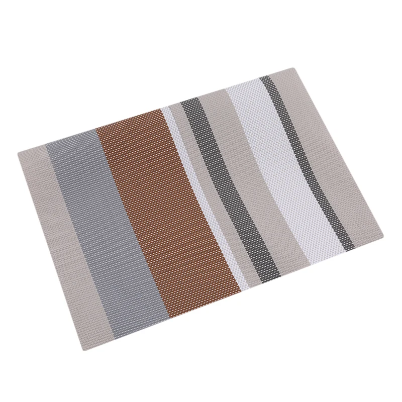 Dining Table Decor Weave Effect Modern Style Place Mats Placemats Pads Kitchen Accessories Decoration Home Pad | Дом и сад