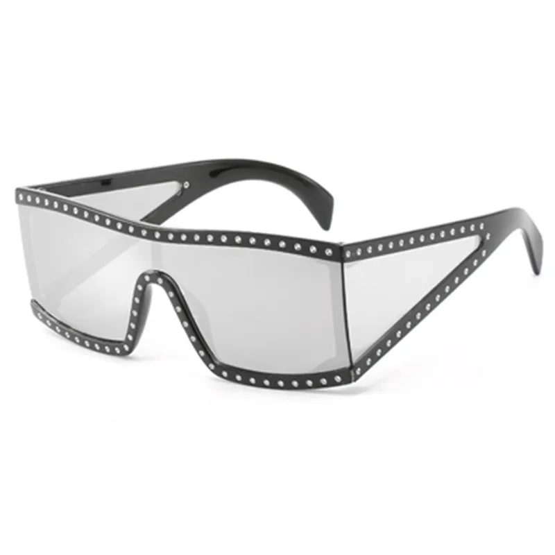 Phoemix унисекс Квадратные Солнцезащитные очки Modis черный бриллиант Oculos De Sol feminino 2019