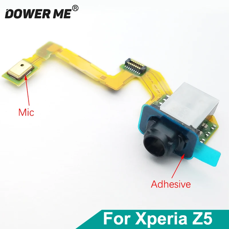Наушники Dower Me со штекером для наушников аудиомикрофон гибкий кабель Sony Xperia Z5 E6683