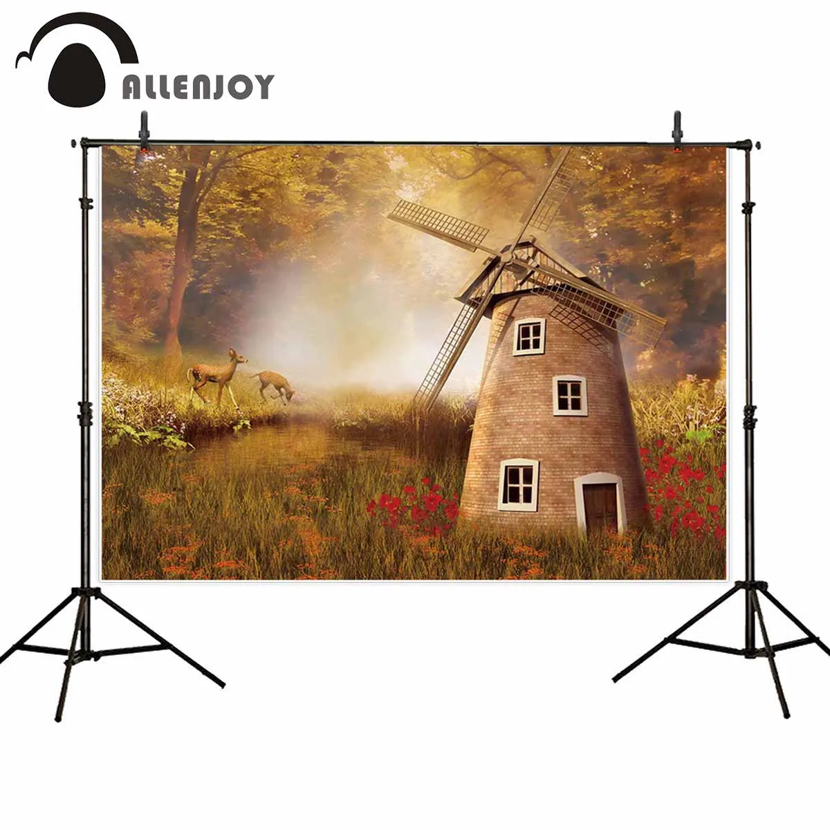 Allenjoy Профессиональный фон для фотосъемки красивый таинственный Туманный лес