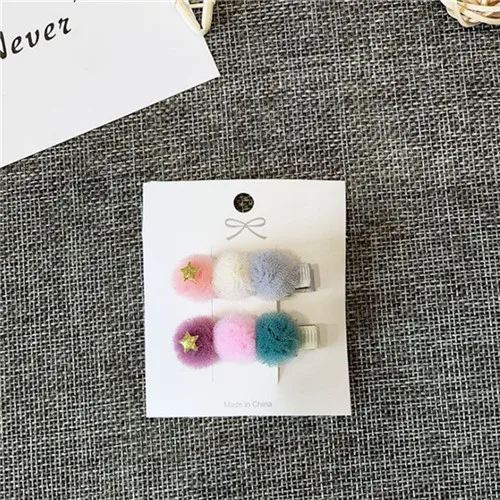 set 16 12 компл./лот Лидер продаж Детская одежда ручной работы волос Accessorires подсолнечника фрукты заколка в виде звезд Заколки для волос для девочек, повязка на голову - Цвет: set 16