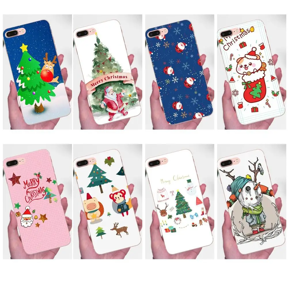 Новый год Рождество мультфильм для Galaxy J1 J2 J3 J330 J4 J5 J6 J7 J730 J8 2015 2016 2017 2018 mini Pro чехол