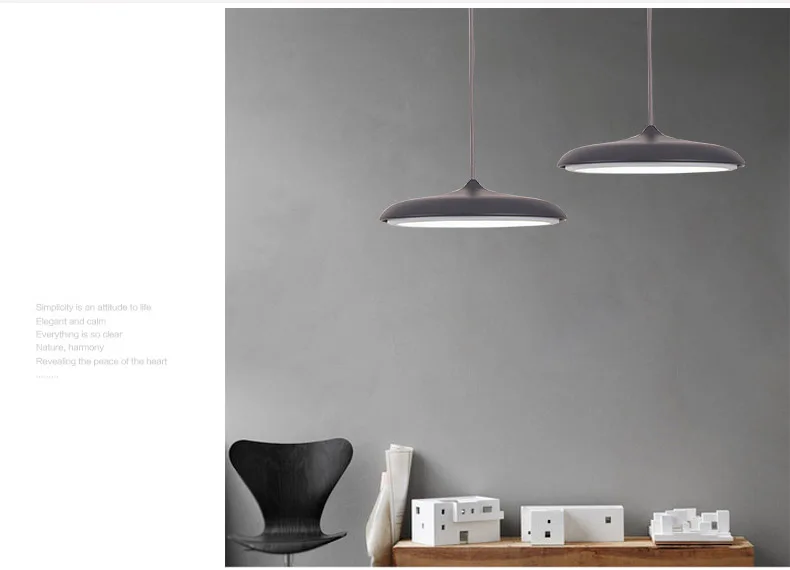 Скандинавские подвесные светильники современный минималистичный подвесной