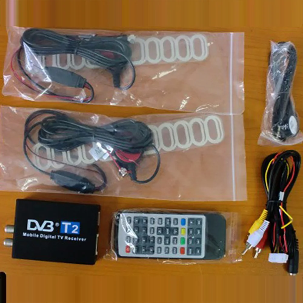 Автомобиль DVB T2 ТВ Тернер 120 км/ч двойной антенны России и Европы Юго Восточной