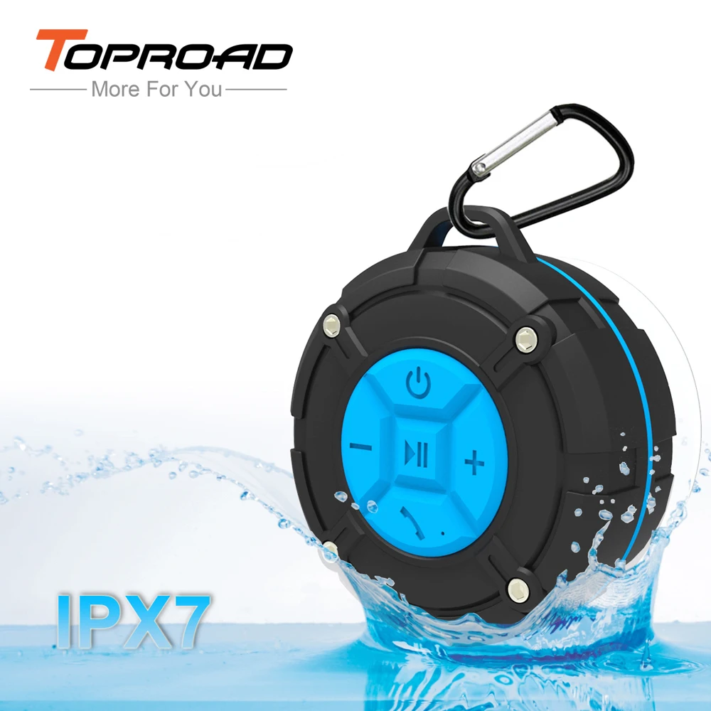 TOPROAD IPX7 водонепроницаемый bluetooth динамик для спорта на открытом воздухе