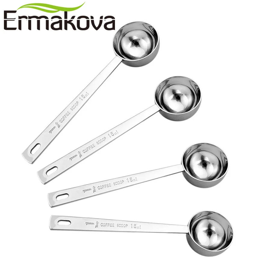 Ложка для кофе ERMAKOVA 1 чашка 15 мл|scoop|scoop measurescoop steel |