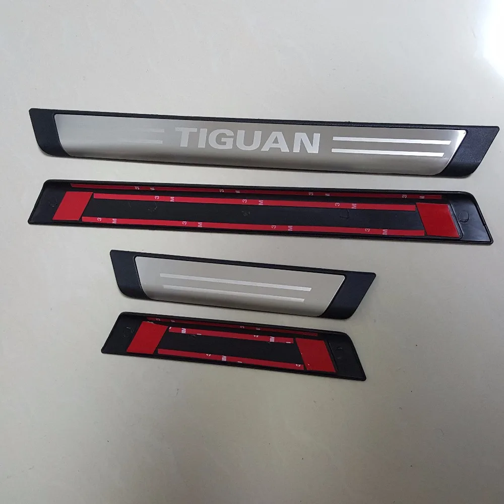 Новый для EUR Фольксваген Tiguan пороги нержавеющая сталь накладка стикеры интимные
