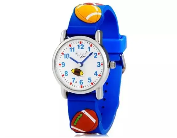 Детские наручные часы WILLIS для маленьких мальчиков мультяшная 3D футбольная