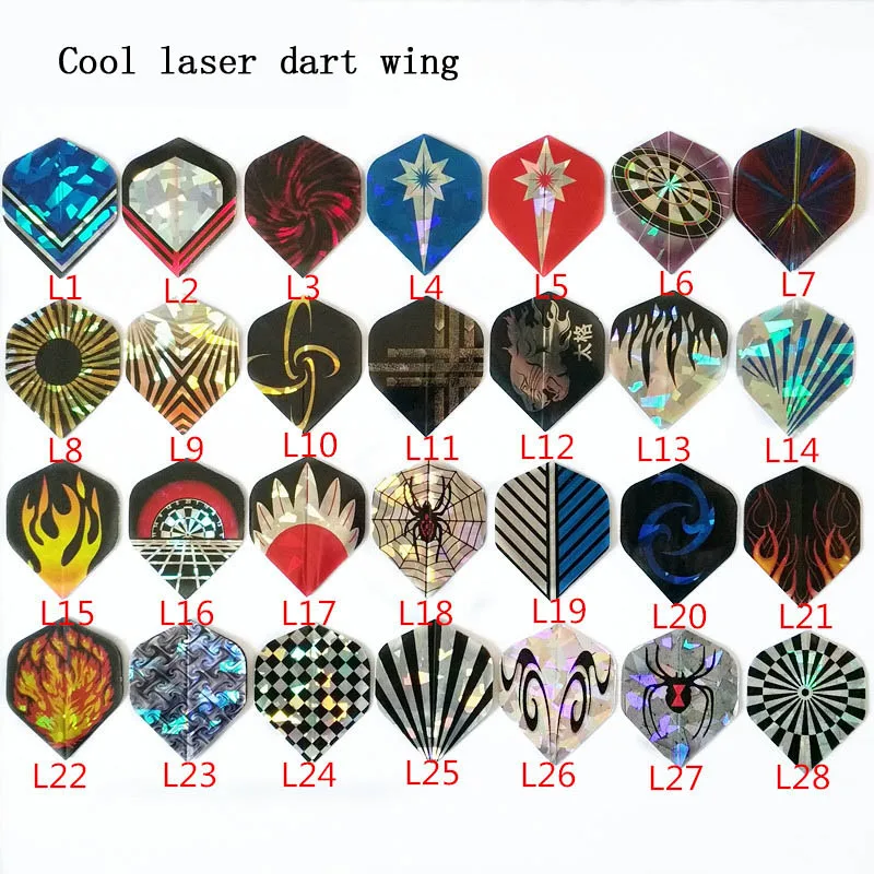 100 шт оперение для Дротика несколько стилей Красочные Дартс из ПЭТ полеты крутые