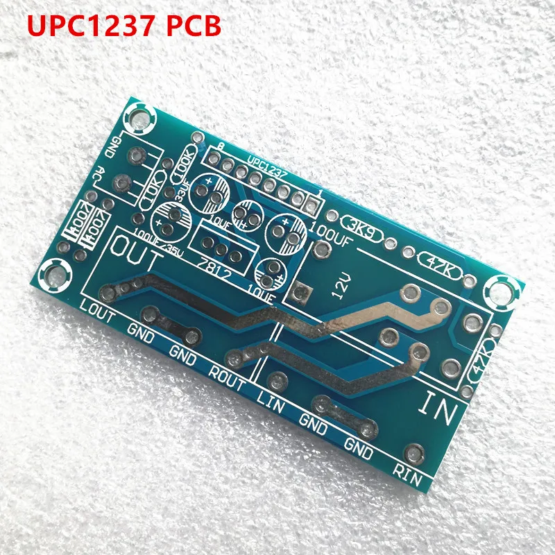 UPC1237 c1237 7812 Защитная плата для динамика DIY PCB 1 реле 2 канала для усилителя Защитная плата для рупоров