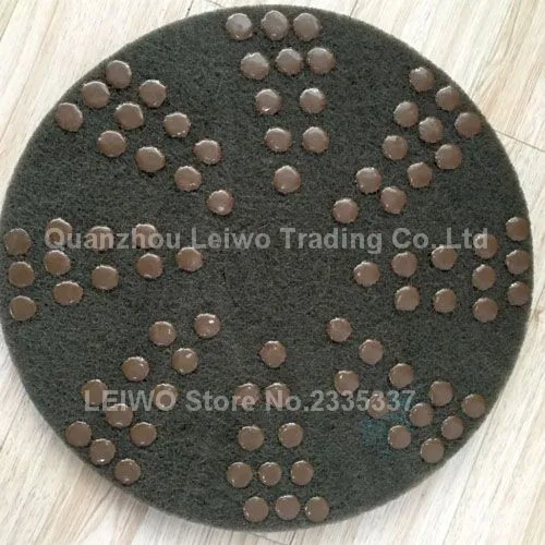 Губка для полировки 17 дюймов волокна Алмазные полировальные колодки Бетонного