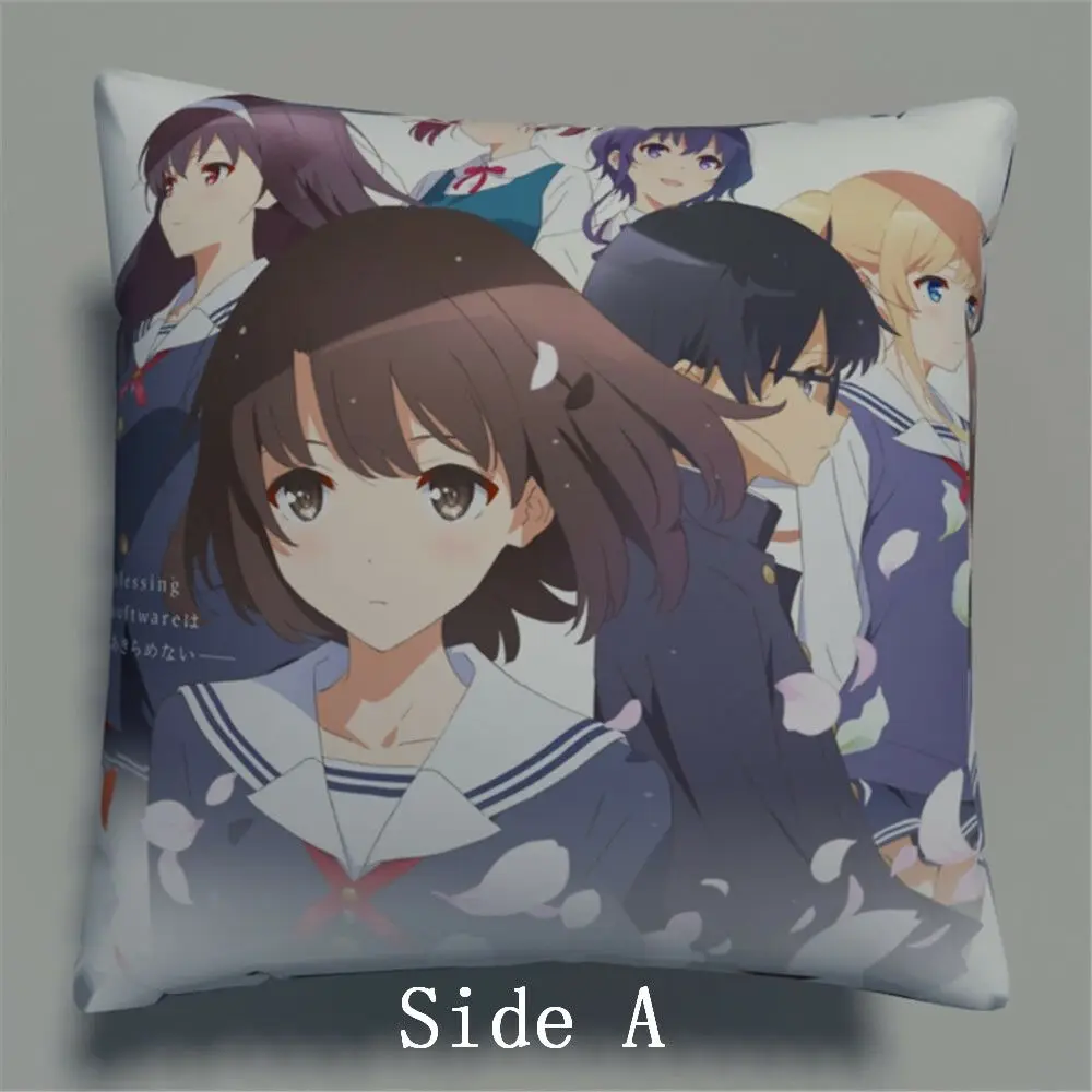 Аниме Манга Saenai Heroine No Sodatekata двухсторонняя подушка для