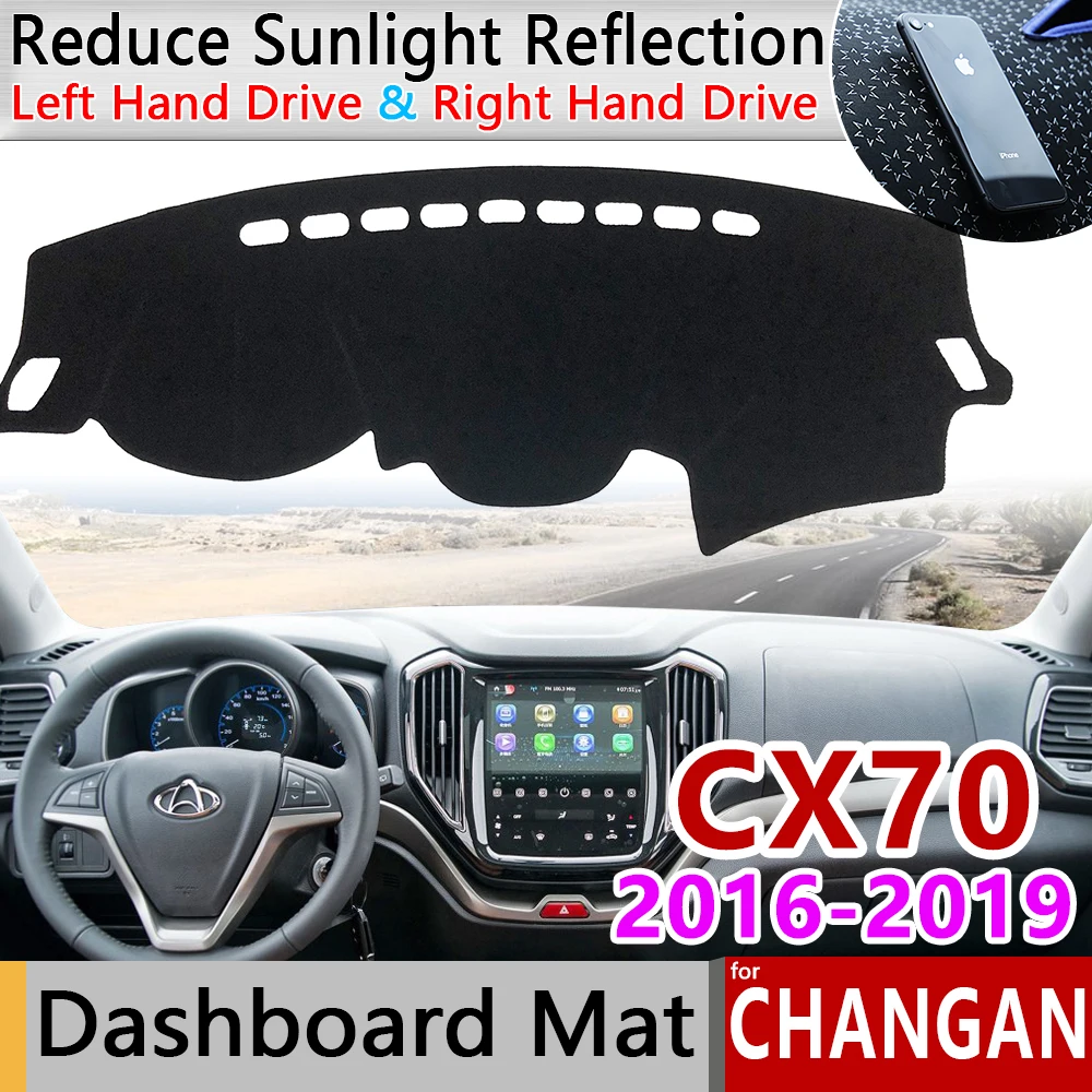 

for Changan CX70 2016 2017 2018 2019 Anti-Slip Mat Dashboard Pad Sunshade Dashmat Protect Anti-UV Dash Carpet Car Accessories