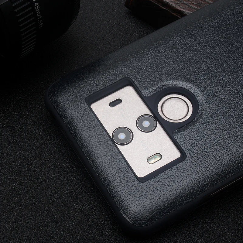 Для huawei mate 10 Pro чехол из натуральной кожи CENMASO официальный Smart View Window для huawei mate 10 Pro Чехол