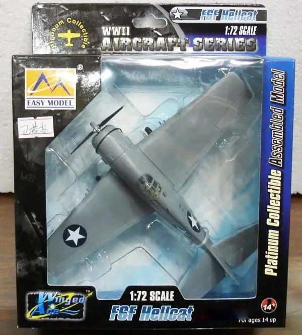 F6F Hellcat VF 4 1942 1/72 самолет готовая легкая модель без литья под давлением| |