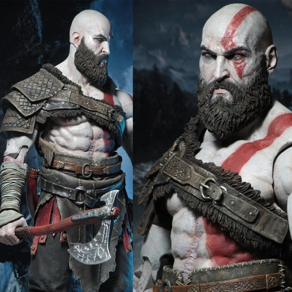 Neca God of War 4 Kratos ПВХ игрушки фигурка Коллекционная модель игрушечная Статуэтка
