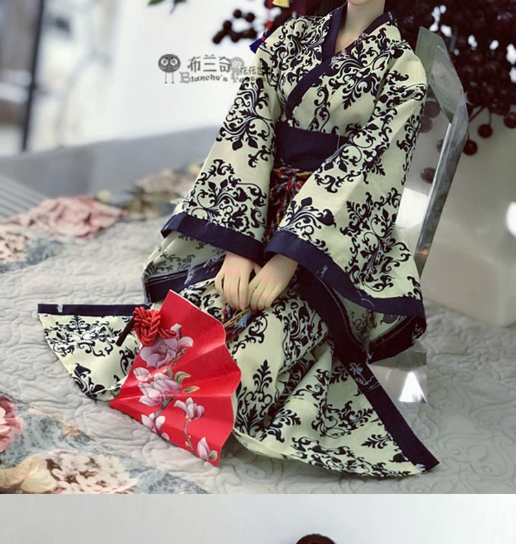 Одежда для куклы BJD/SD/детская одежда принцесса в японском этническом стиле