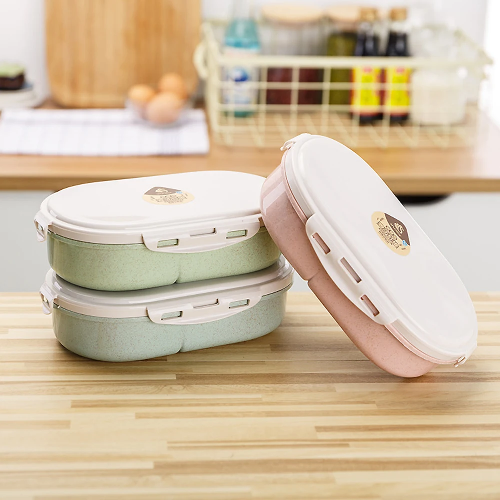 Горячая Полезная микроволновая печь Bento коробка для пикника еда фрукты контейнер