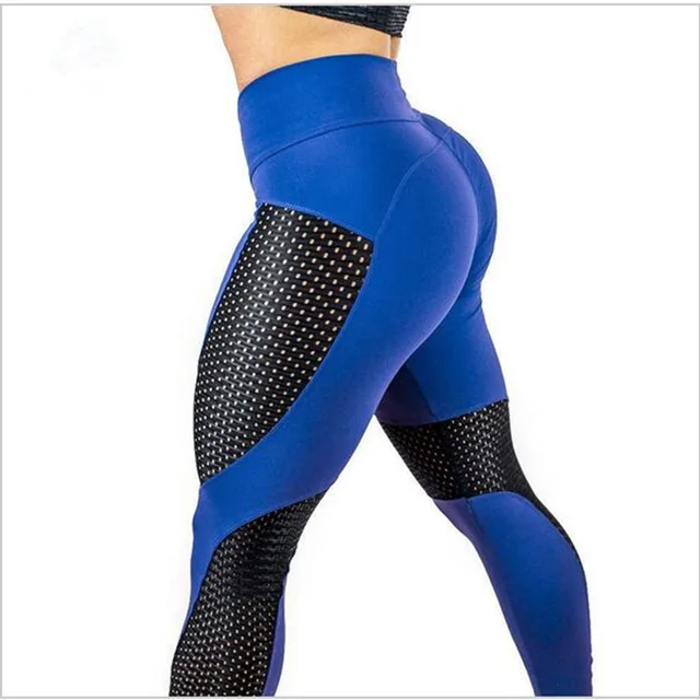 Sexy Women Exercise Mesh Breathable Leggings 1