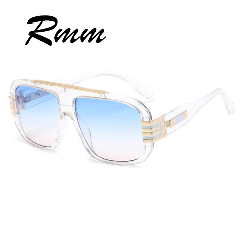 RMM 2018 новые большие очки тренд мужские солнцезащитные металлическая оправа Ретро