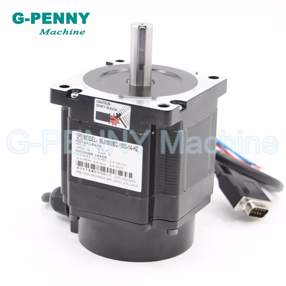 G-PENNY Nema34 86X80 шаговый двигатель с замкнутым контуром 110 нм 5А 642Oz-in Гибридный двигатель с замкнутым контуром драйвер двигателя постоянного тока(40-в)/переменного тока(60-80 в