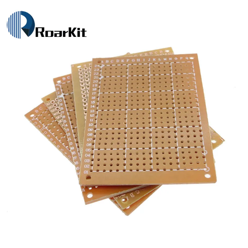 10 шт. 5*7 PCB 5x7 PCB 5 см 7 см DIY Прототип бумага PCB универсальная плата желтый