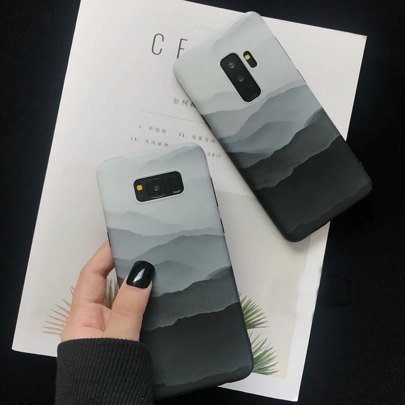 YHBBCASES градиентные чехлы для телефонов Samsung Galaxy S10 5G S8 S9 Plus чехол Note 10 8 9 мягкий с