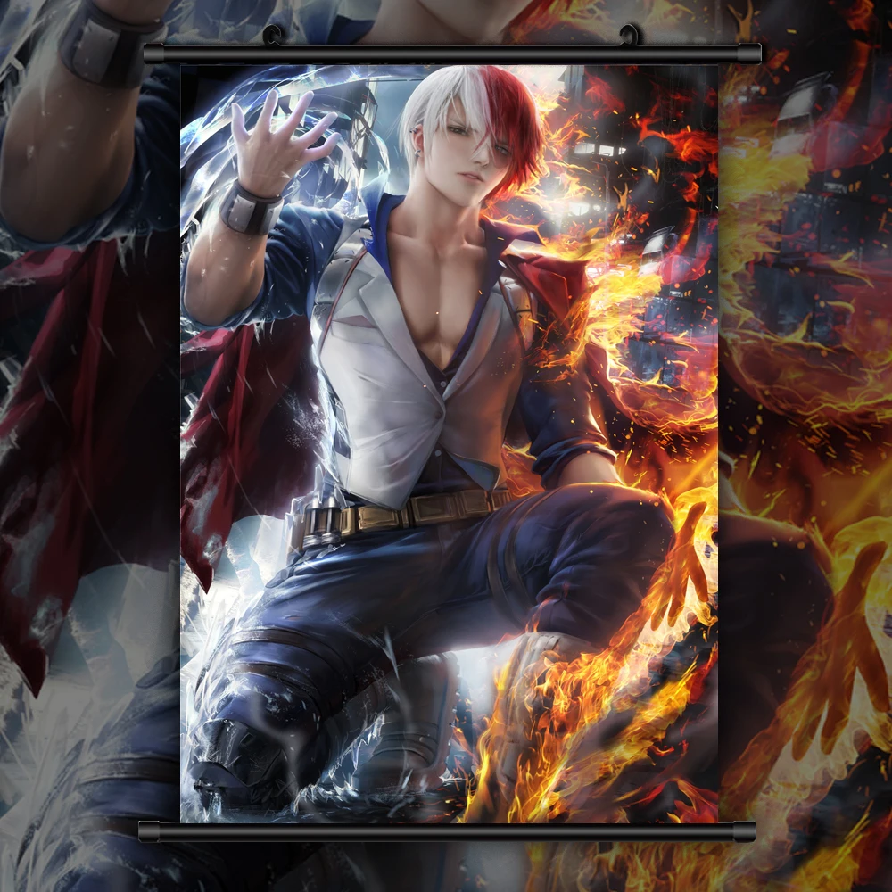 

Boku no My Hero Academia Todoroki Shouto Anime manga wall Poster Scroll