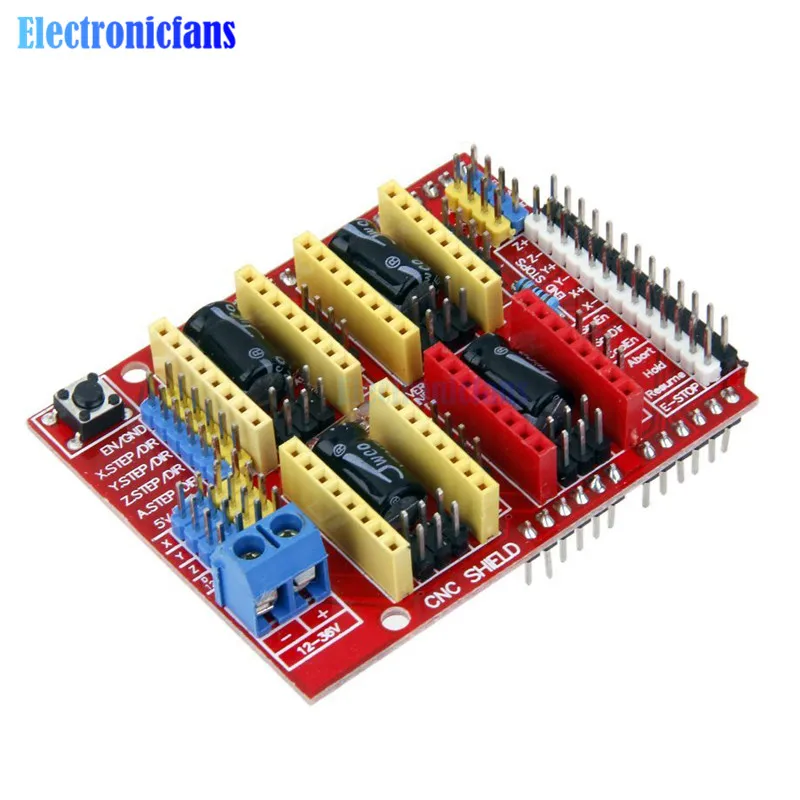 Детали для 3D принтера A4988 драйвер с ЧПУ щит V3 плата расширения Arduino гравер машина