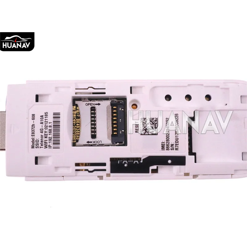 Автомобильный USB 4G/3g WI-FI донгл для Android 4,4/5,1/6,0/7,1/8,0 система универсальный разблокировки huawei E8372 LTE 4G Мобильный DVR WI-FI ключ LTE модем