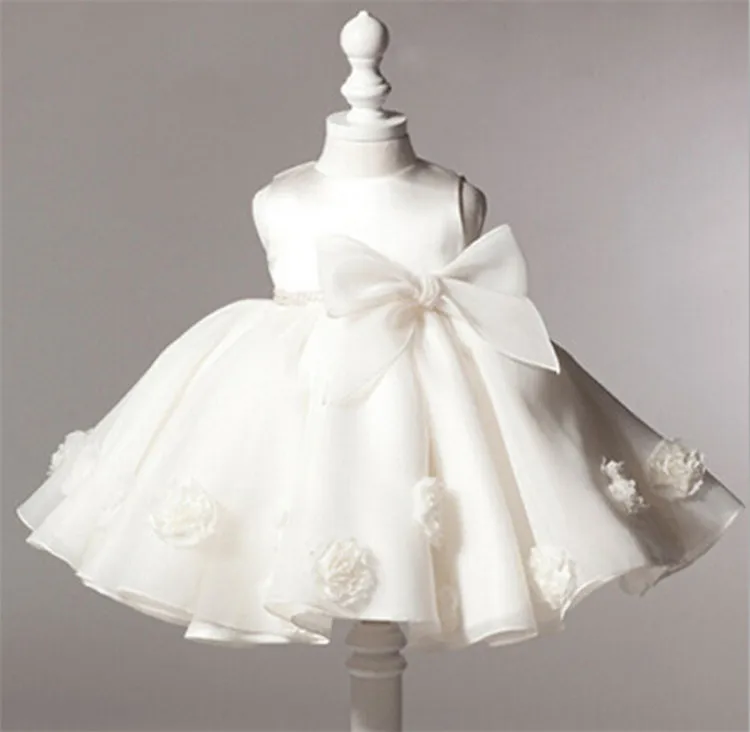 Girl princess dress flower girl bow headdress baby clothes | Детская одежда и обувь